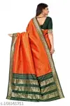 MF 67 Soft Lichi Silk Independence Day Saree